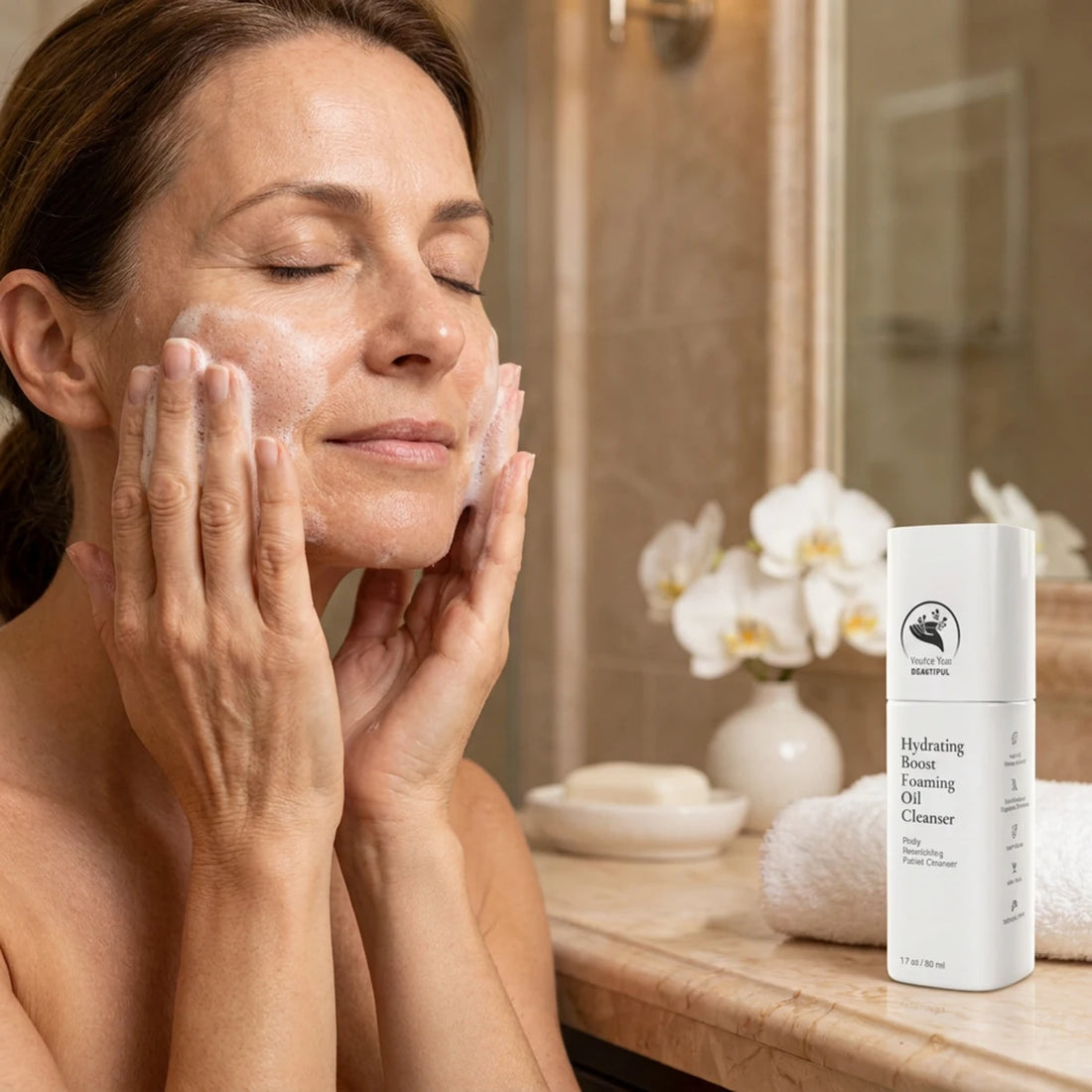 Hydrating Boost Foaming Oil Cleanser | Gentle Daily Face Wash