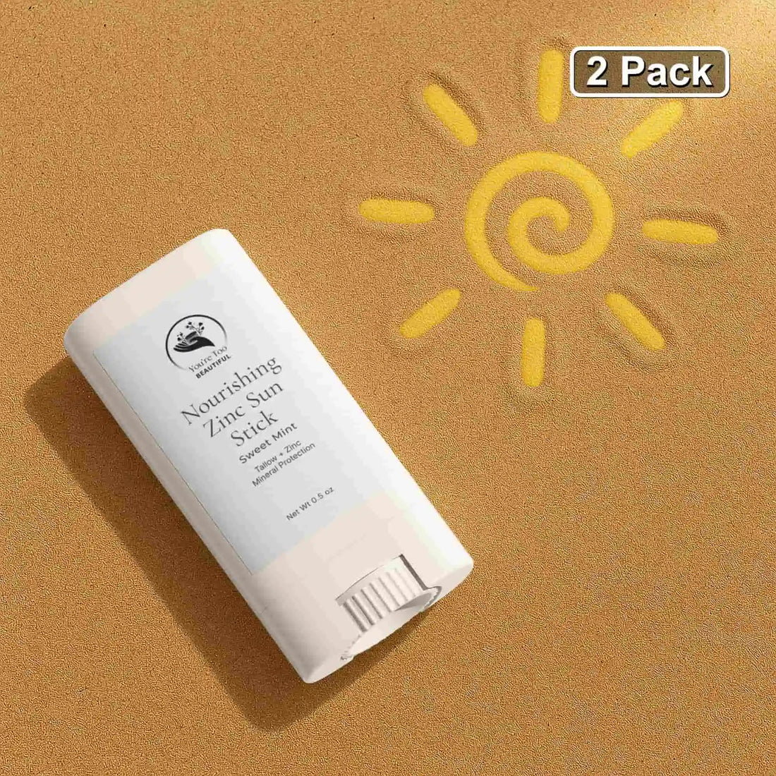 Nourishing Zinc Sun Stick 2-Pack | Mineral SPF Face Stick