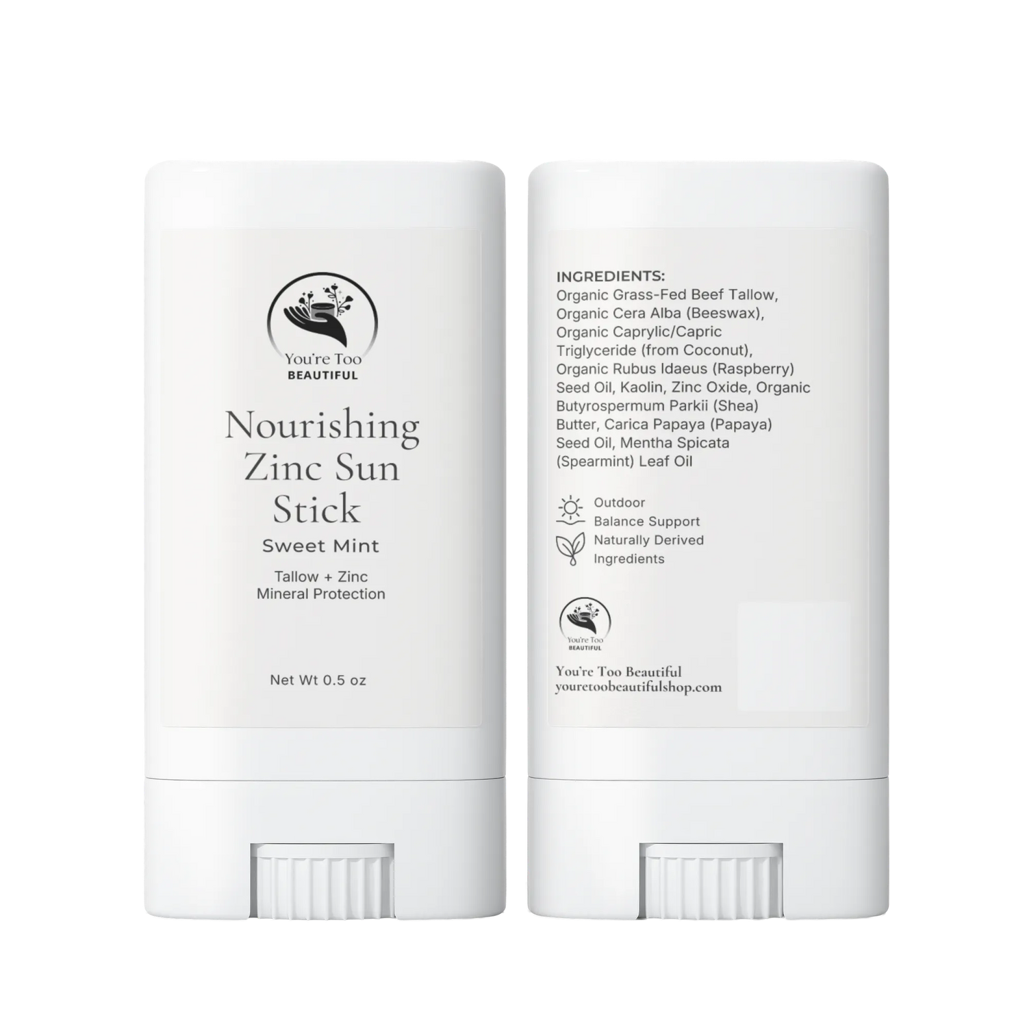 Nourishing Zinc Sun Stick 2-Pack | Mineral SPF Face Stick