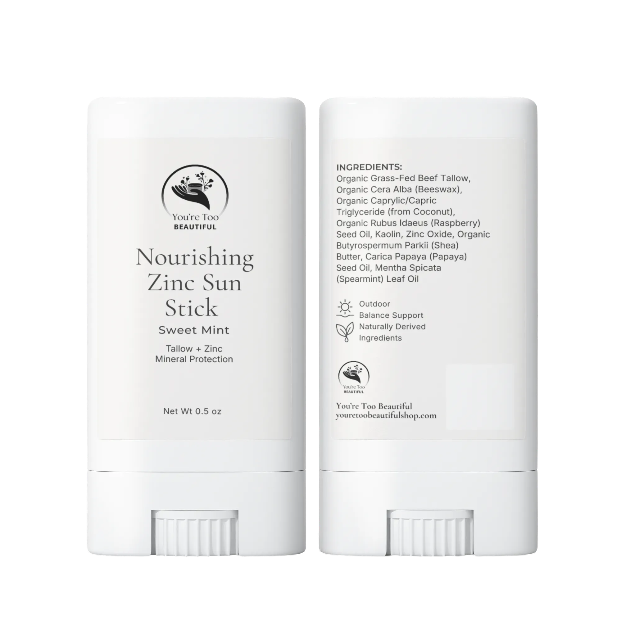 Nourishing Zinc Sun Stick 2-Pack | Mineral SPF Face Stick