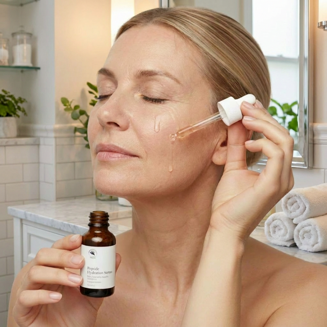 Peptide Hydration Face Serum | Deep Hydration &amp; Skin Barrier Support