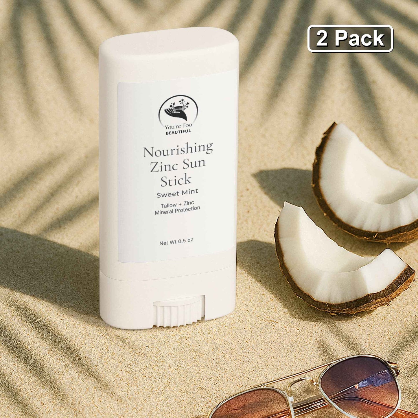 2 Pack Nourishing Zinc Sun Stick