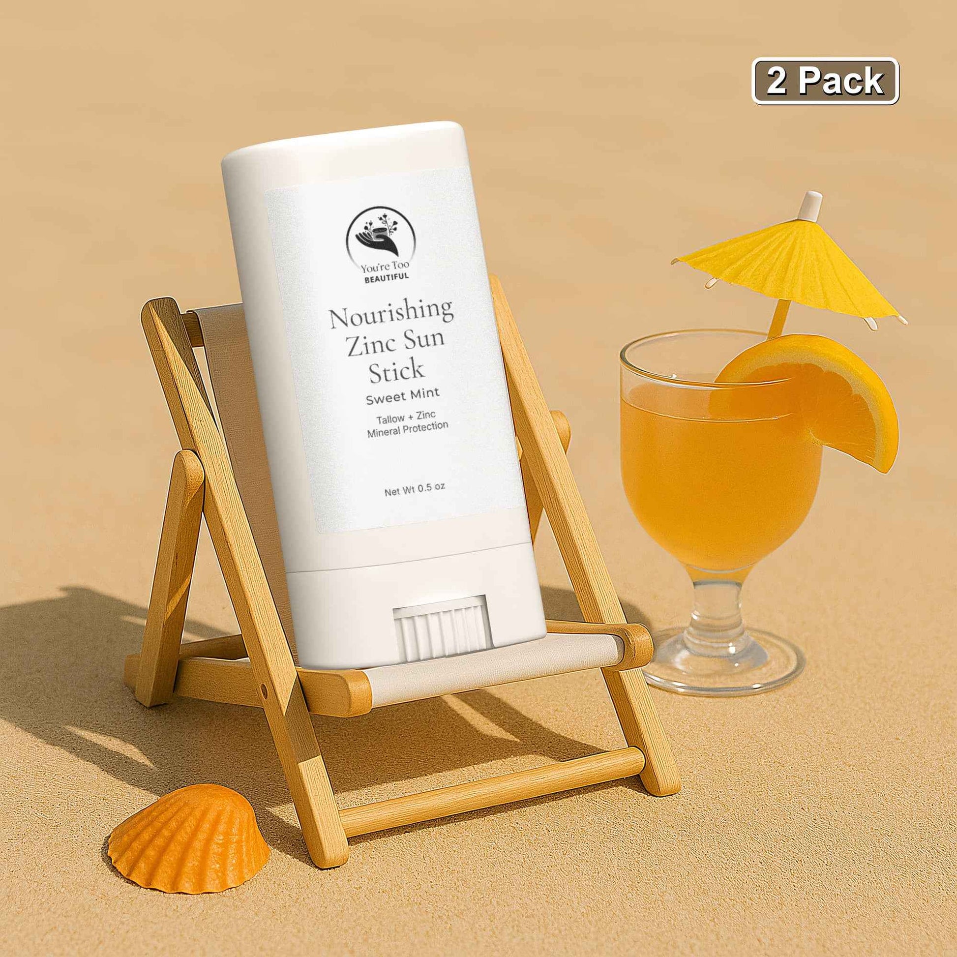 2 Pack Nourishing Zinc Sun Stick