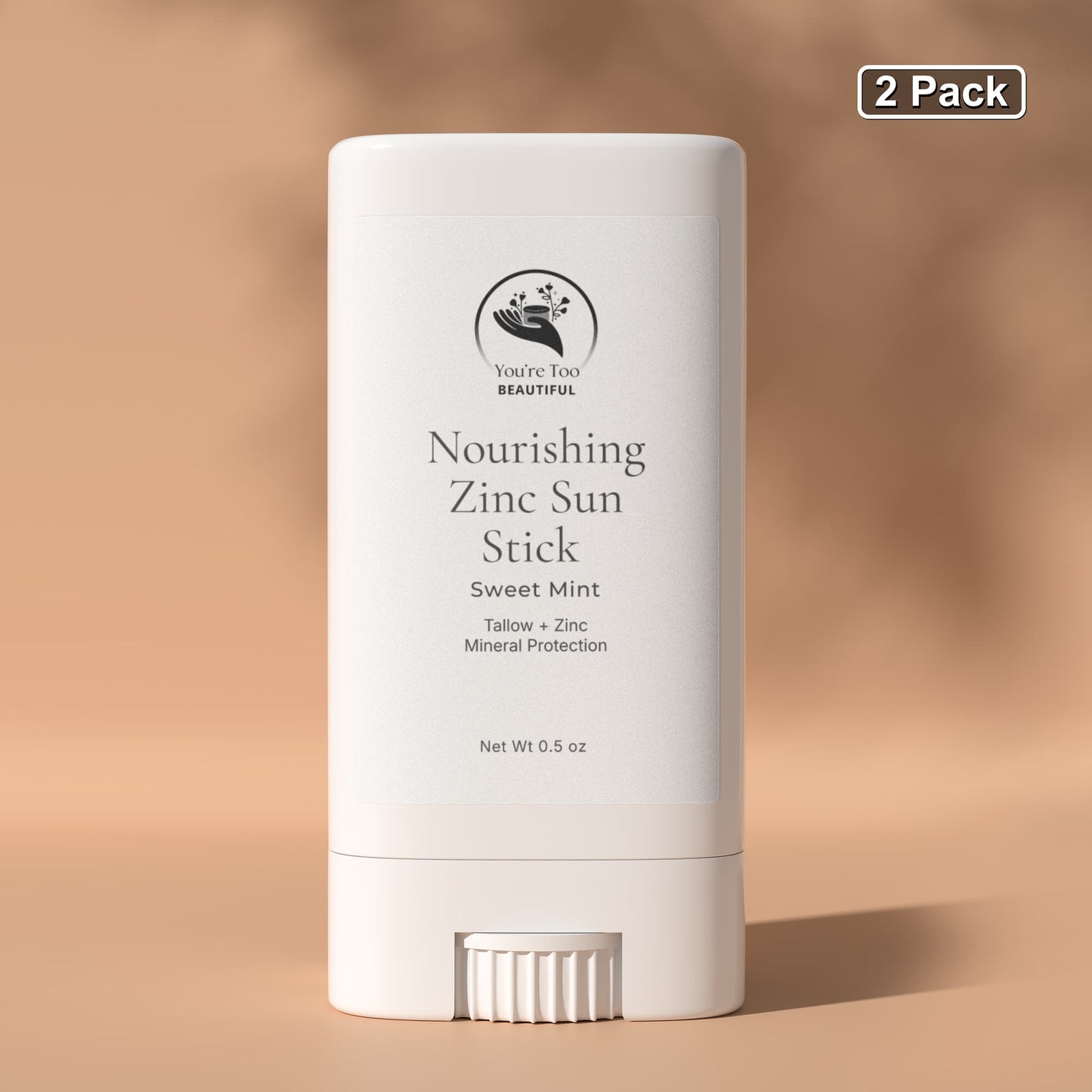 2 Pack Nourishing Zinc Sun Stick - You're Too Beautiful