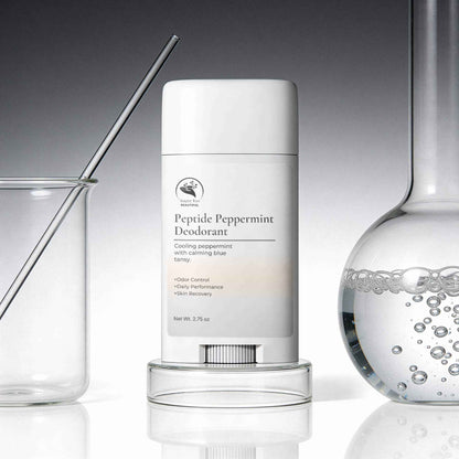 2 Pack Peptide Peppermint Deodorant for Freshness and Comfort