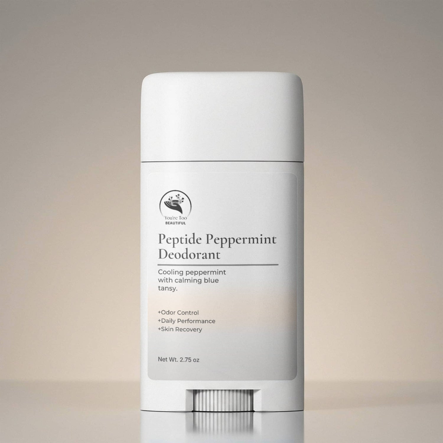 2 Pack Peptide Peppermint Deodorant for Freshness 
