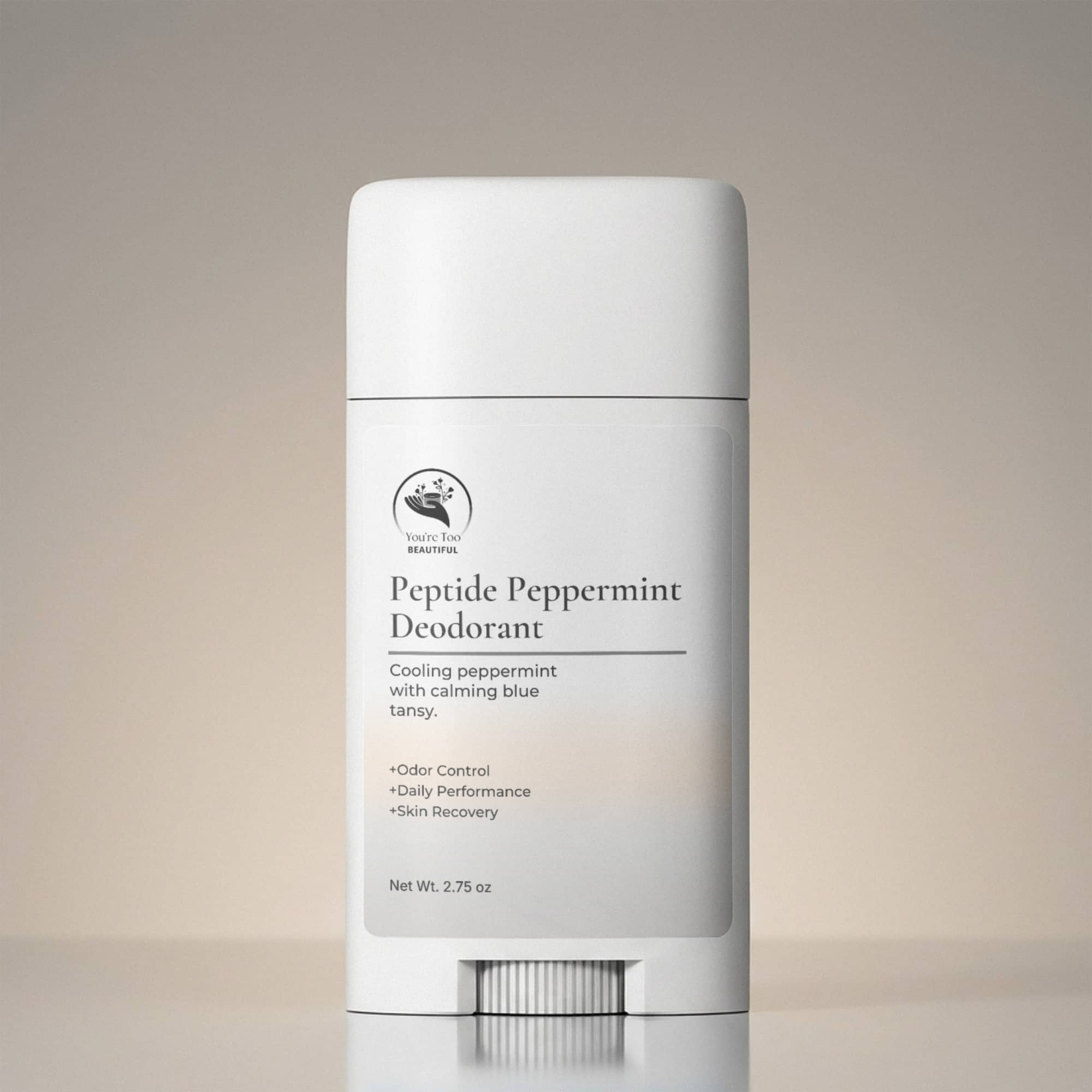 2 Pack Peptide Peppermint Deodorant for Freshness 